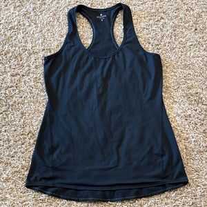 Athleta Black Racerback Tank Top